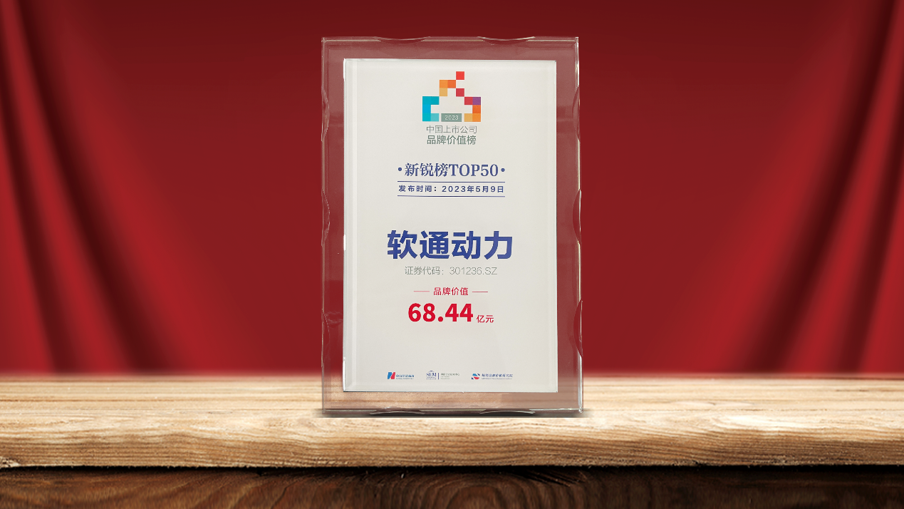 米兰动力荣登2023中国上市公司品牌价值新锐榜TOP50