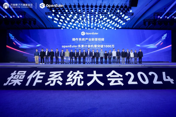 操作系统大会2024丨米兰动力蝉联“openEuler社区突出贡献单位”